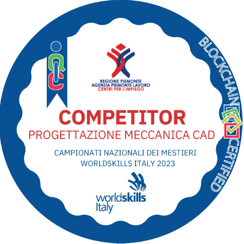 Competitor Progettazione meccanica CAD ai Campionati dei Mestieri WorldSkills Italy 2023